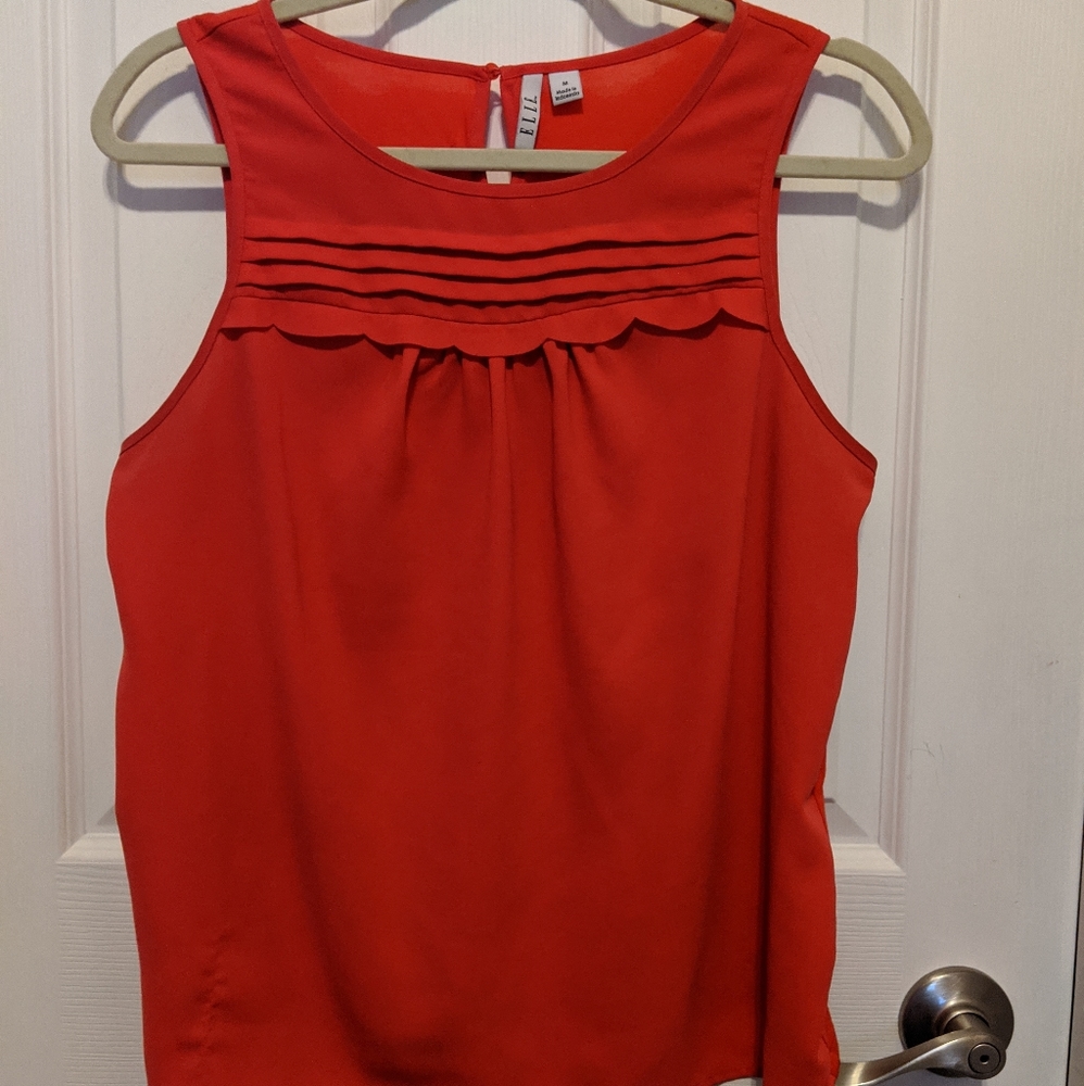 Elle Scallop Front Tank